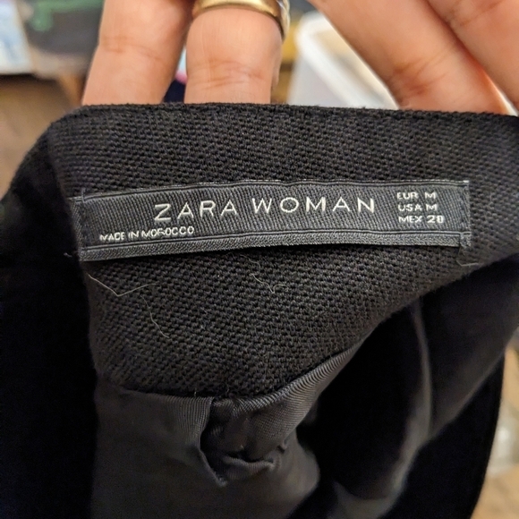 ZARA Woman Wool Blend Lined Mini Skirt - Picture 6 of 8
